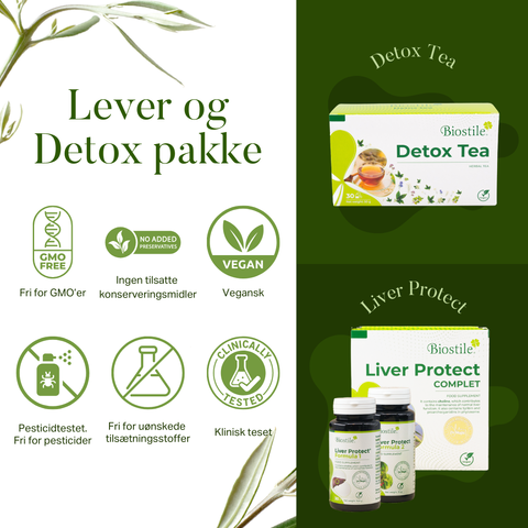 Liver og Detox Pakke